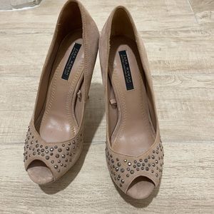 Zara studded nude pumps 😍😍😍🤩🤩🤩